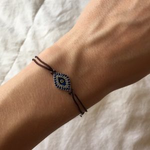 Evil Eye Sterling Silver Bracelet